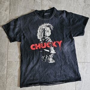 UO Chucky Graphic Wanna Play Tee Shirt